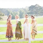 Rustic Country Bride & Bridesmaids