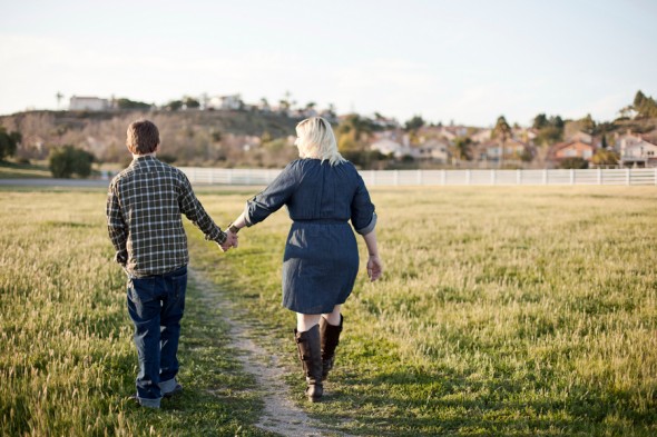 Country Chic California Engagement Session