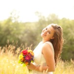 Country Chic Bride On Farm