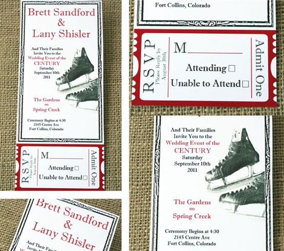 Hockey Skate Wedding Invitation hockey-skate-wedding-invitation