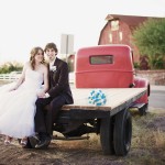 red-pick-up-truck-at-wedding