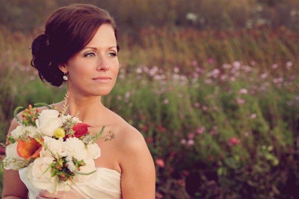 Rustic Chic Bride At Wedding rustic-chic-pennsylvania-wedding