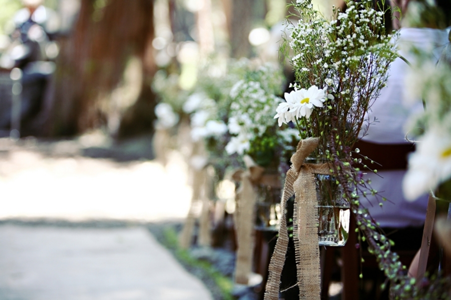 California Rustic Cabin Style Wedding - Rustic Wedding Chic