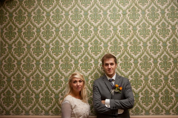 Vintage Chic Wedding Couple