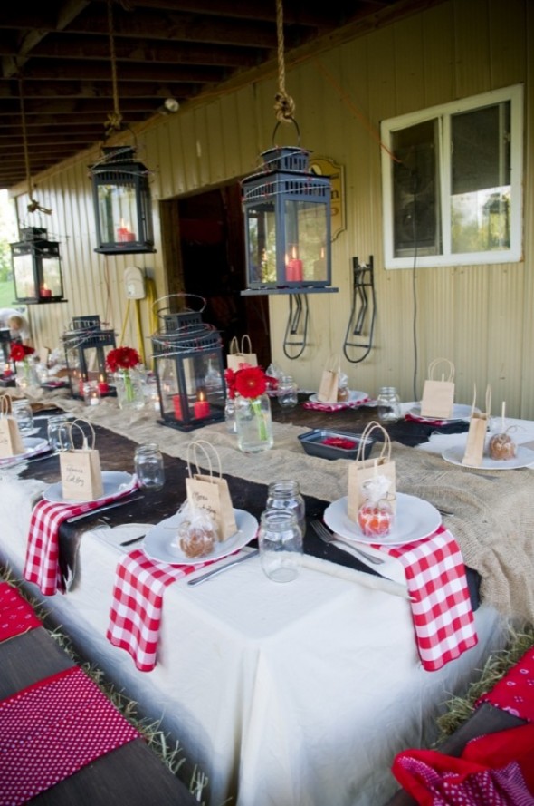 Western Style Rehearsal Dinner - Rustic Wedding Chic