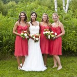 coral-bridesmaid-dress