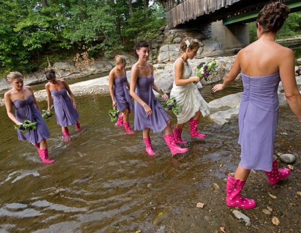 Purple Bridesmaid Dress
