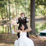 bride-in-country-on-swing