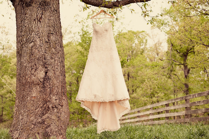 rustic theme wedding gown