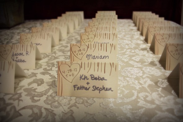 Rustic Style Escort Cards