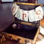 Vintage Suitcase At Wedding