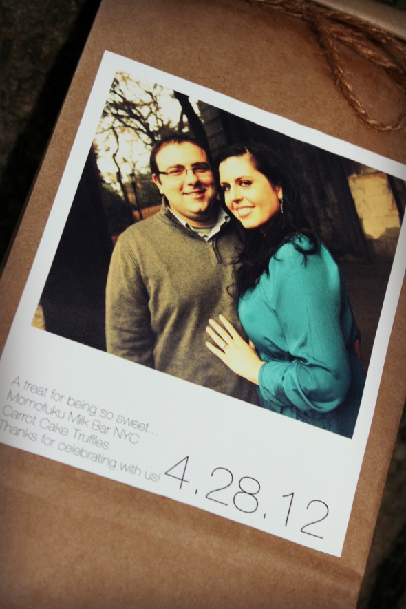 Favor Bag For Rustic Wedding