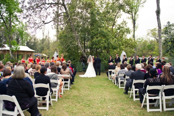 Outdoor Wedding Ceremony At Palmetto State Park