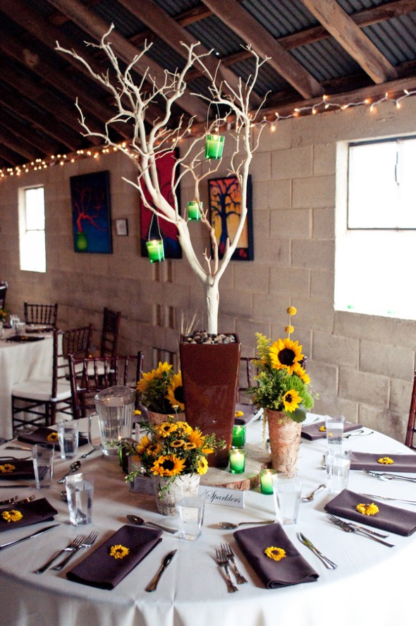 Sunflower Theme Wedding - Rustic Wedding Chic