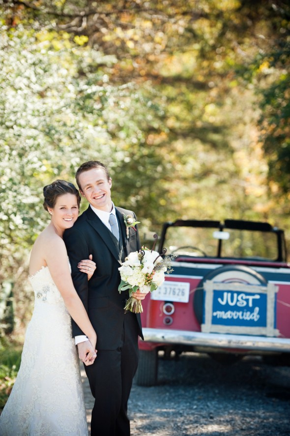 Vintage Car At Wedding