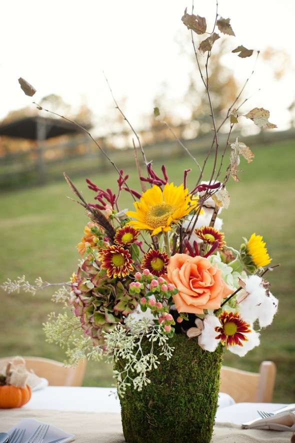 Country Wedding Flower decor