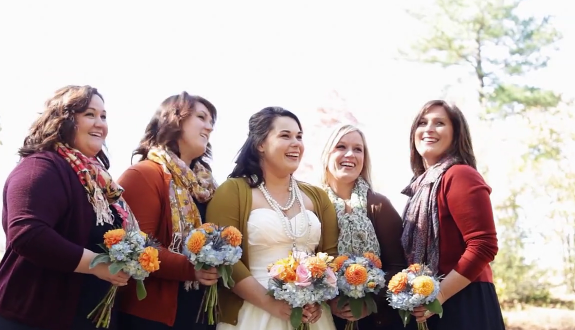 Rustic Vintage Bridesmaids