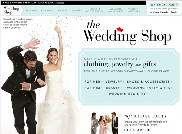 Macy's Wedding Shop