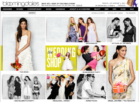 Bloomingdale's Wedding Shop