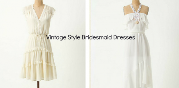 Lace Vintage Bridesmaid Dresses