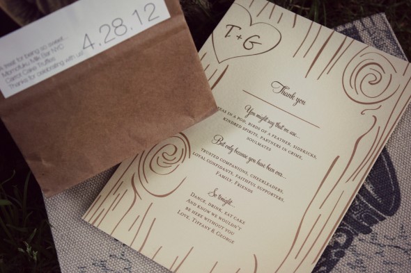 Rustic Style Engagement Party Invitation