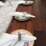 Vintage China At Wedding