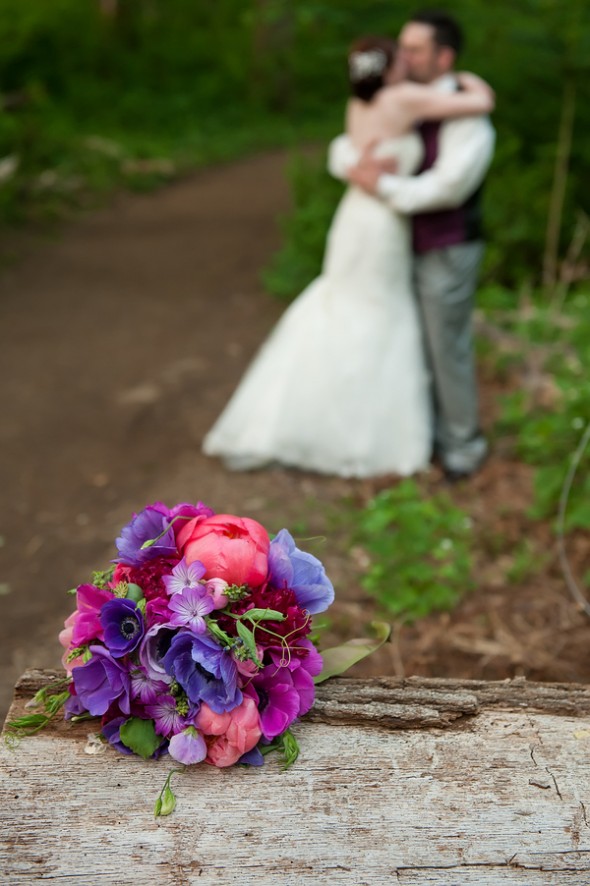 Purple Wedding Bouquet