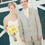 Country Chic Maryland Wedding Couple