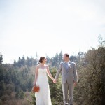 Rustic Wedding Chic Couple At Woodland Wedding