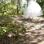 Bride At Garden Wedding