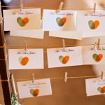Place Cards On String