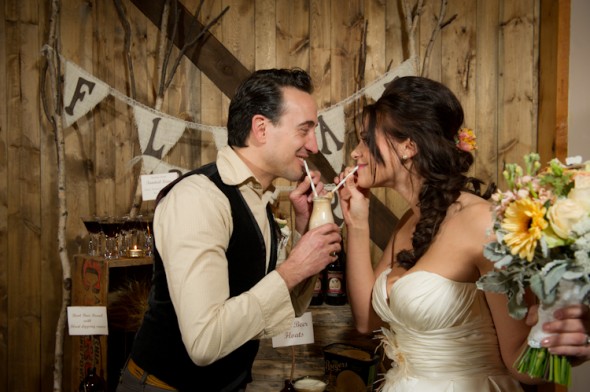 Root beer Floats At Wedding