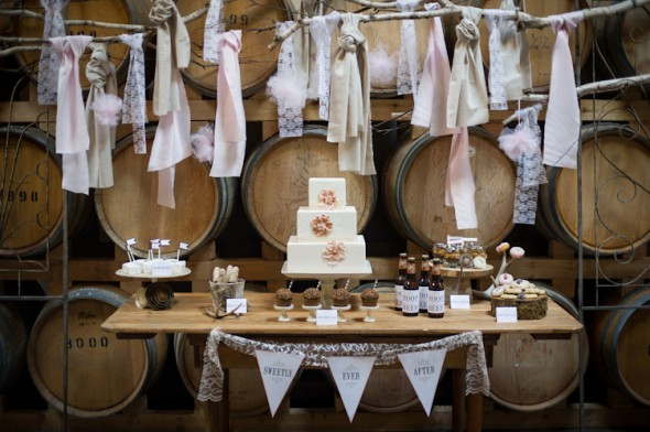 Rustic Wedding Dessert Table