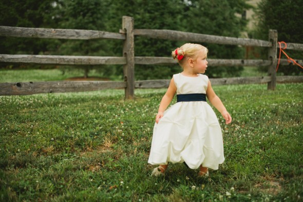 country-flower-girl