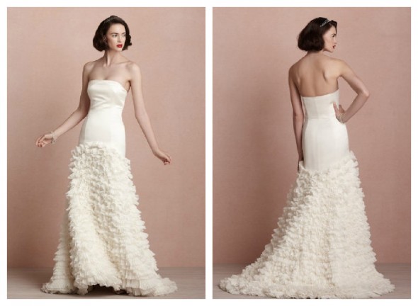 ruffled-skirt-wedding-dress