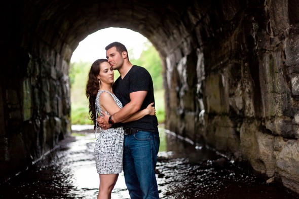 Vermont rustic engagement session