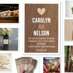 Wood wedding theme