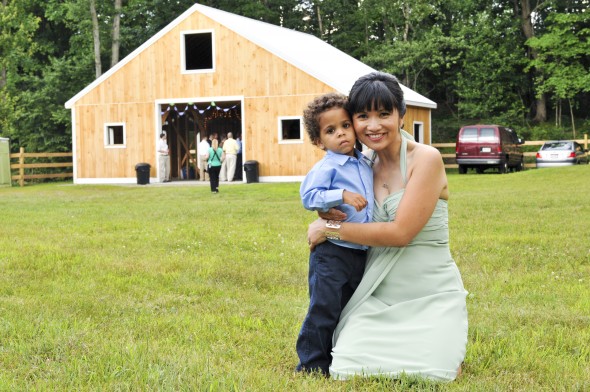 A barn wedding