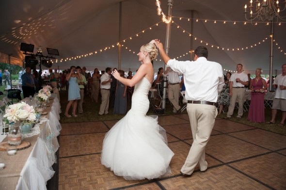 Farm Wedding Dancing