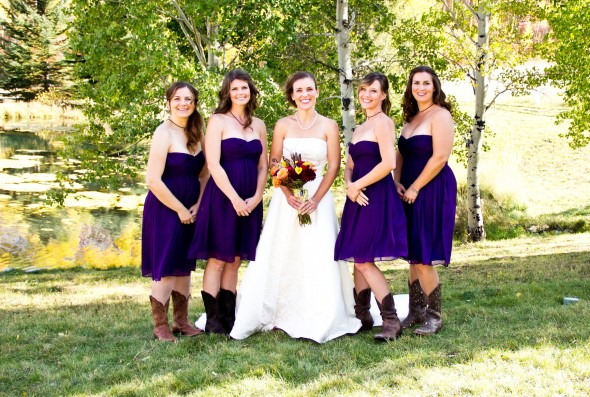 Bridesmaids In Cowboy Boots