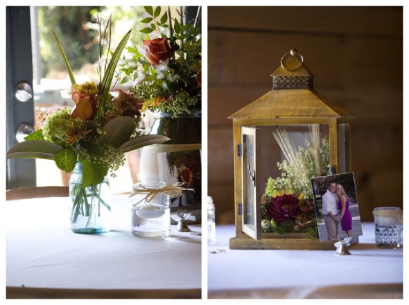 Country Wedding Centerpiece Idea