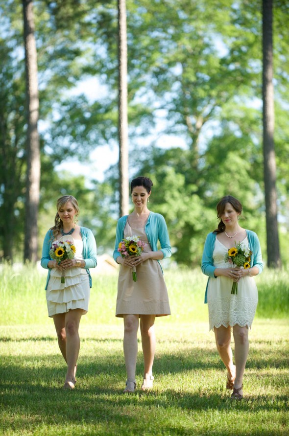 Cream Bridesmaid Dresses