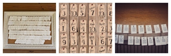 Rustic Wedding Seating Chart Idea