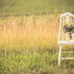 Vintage Wedding Flower Display