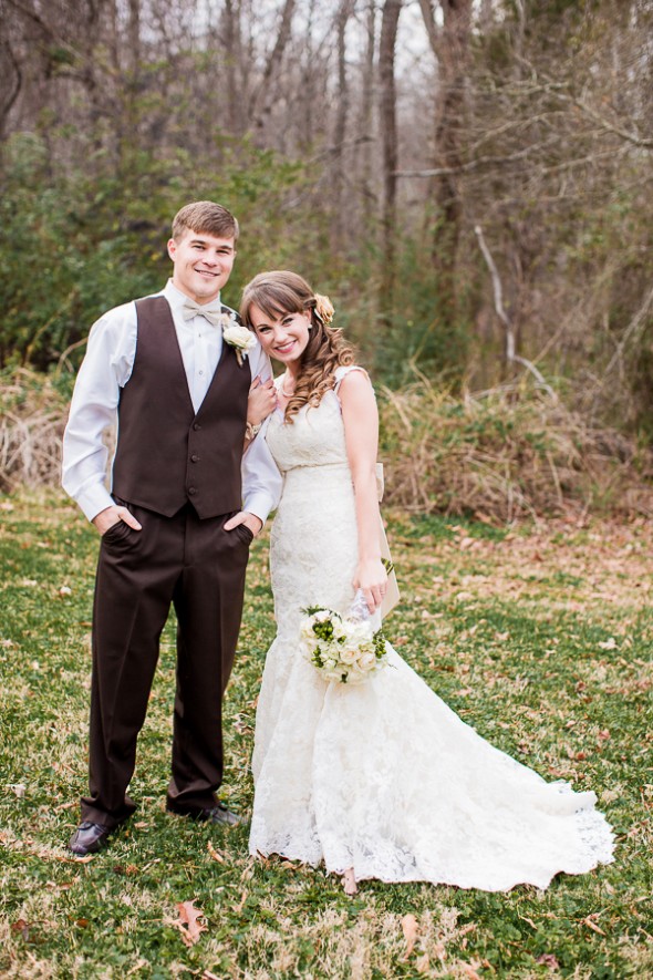 Southern Country Wedding Couple