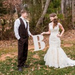 Country Wedding Couple