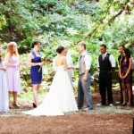 Woodsy Wedding Ceremony