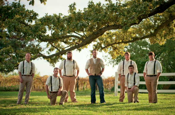 Country Wedding Groomsmen