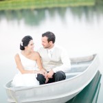 Wedding Couple In Boat