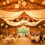 White Barn Wedding Decorations